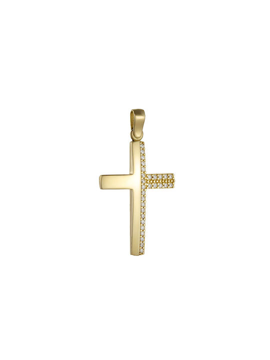 Femeiesc Aur Cruce 14K