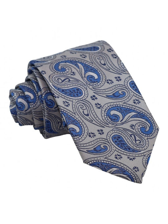 Erika Men's Tie Knitted Printed in Gray Color