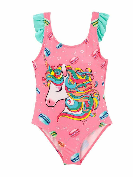 Flower Girl Kids Swimwear One-Piece Fuchsia