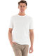 Short Sleeve White Men's Blouse