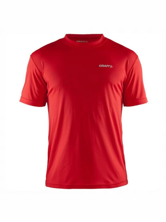 Craft Men's Athletic T-shirt Short Sleeve Red