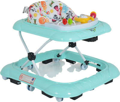 Moni Jungle Fun Baby Walker for 6+ Months Green