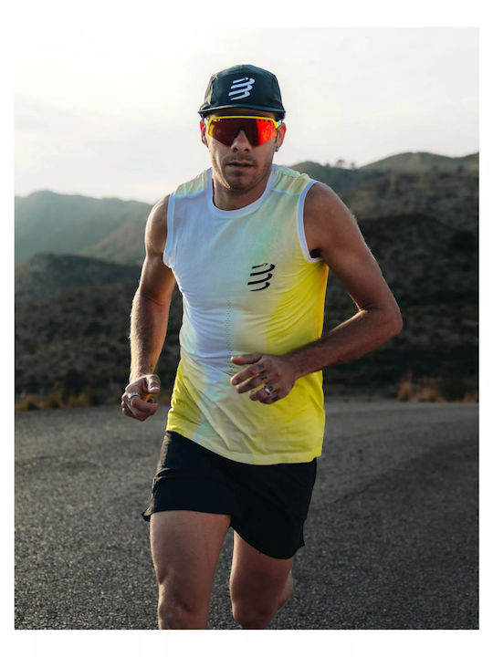 Compressport Μπλούζα Κίτρινη