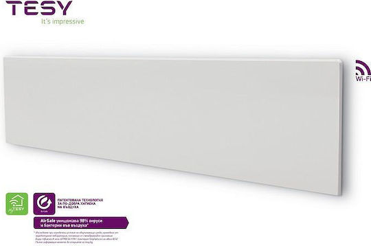 Tesy CN 06 140 EA CLOUD AS W GL Конвектор Подов 1400W с Електронен Термостат и WiFi 107x34.2см Бял