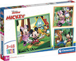 Disney Mickey Puzzle 3x48Stück