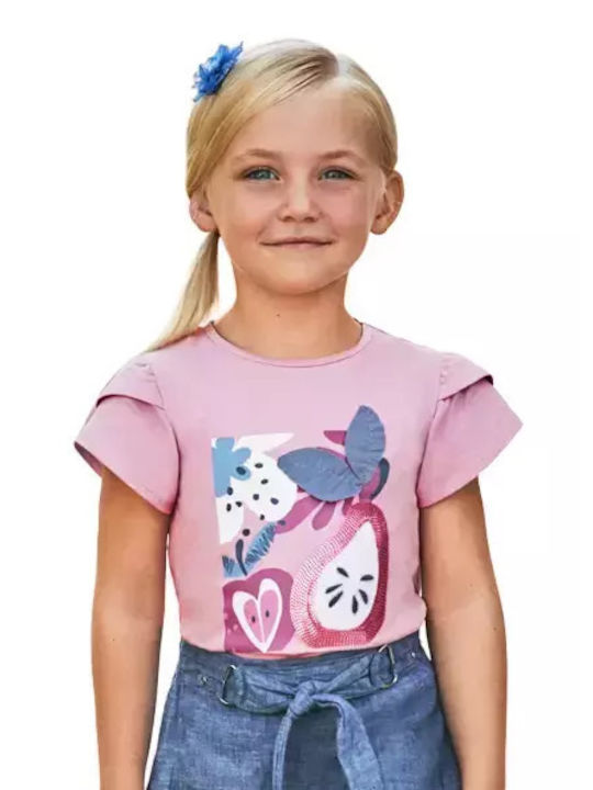 Mayoral Kids Blouse Short Sleeve Pink