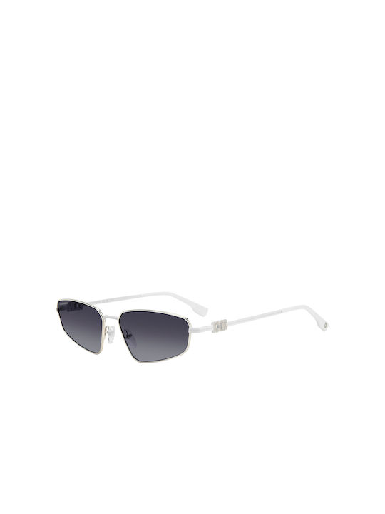 Dsquared2 Sonnenbrillen mit Silber Rahmen und Gray Verlaufsfarbe Linse