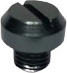 Universal Naked 8mm Mirror Tops Right Screw Black