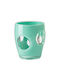 Mario Luca Giusti Glass Water made of Crystal in Green Color