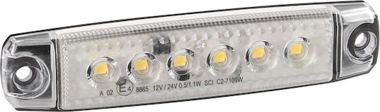 Lampa Φώτα Όγκου Φορτηγού 20τμχ 12-24V - Λευκό L9702.3