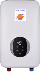Cronus O' Ring K55-W Wall Mounted Electric Single-Phase Instant Water Heater for Central Installation 5.5kW Cronus O' Ring K55-W Wall Mounted Electric Single-Phase Instant Water Heater for Central Installation 5.5kW