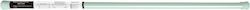 Tpster Telescopic Straight Shower Curtain Rod Metallic Green