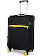 Cardinal Oblivion Cabin Travel Suitcase Fabric Black with 4 Wheels Height 50cm 5100/50
