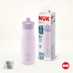 Nuk Kids Water Bottle Stainless Steel with Straw 500ml