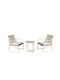 Set Outdoor Lounge Beige Loris 3pcs