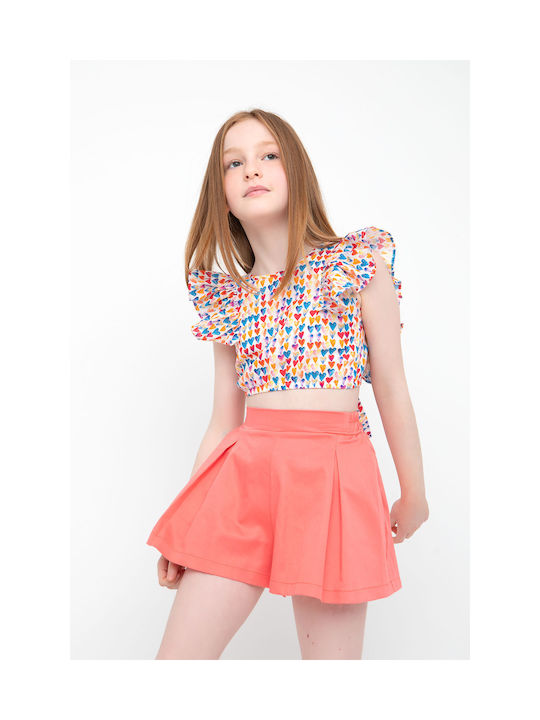 Melin Rose Kids Shorts/Bermuda Fabric Peach