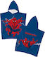 Borea Kids Beach Poncho Spiderman Blue 110 x 110cm