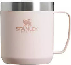 Stanley Classic Legendary Camp Ποτήρι Θερμός Ανοξείδωτο BPA Free Rose Quartz 350ml