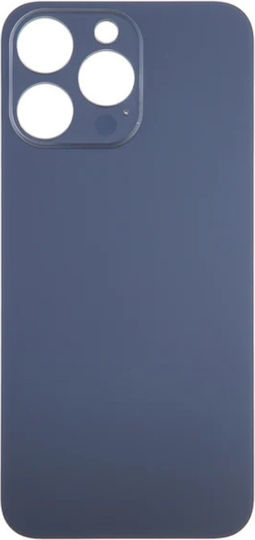 Batterieabdeckung Πίσω Blau für iPhone 15 Pro.