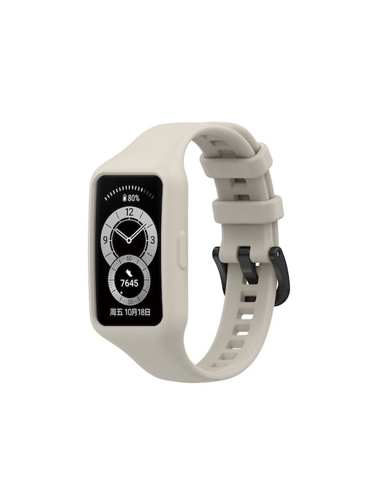 6 Pro 6 Honor Λουράκι Σιλικόνης Γκρι (Huawei Band 7)