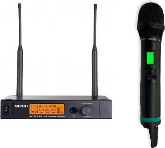 Mipro ACT515H59 Seturi Wireless Δυναμικό Microfon De mână pentru Vocale