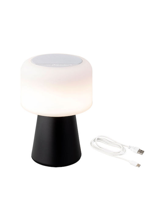 Lumineo Table Lamp LED with Black Shade and Base