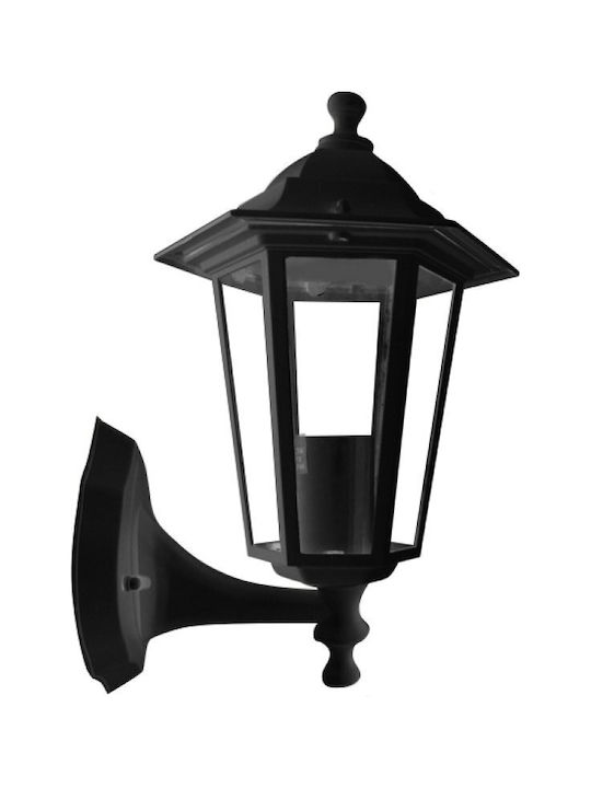 Aca Wall-Mounted Outdoor Lantern E27 IP44 20.2x33εκ.