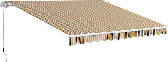 Outsunny Τεντόπανο Κίτρινο με Επίστρωση PU 2.5x3.5m