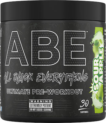 Applied Nutrition Abe All Black Everything Pre-Workout-Ergänzung 375gr Saurer Apfel