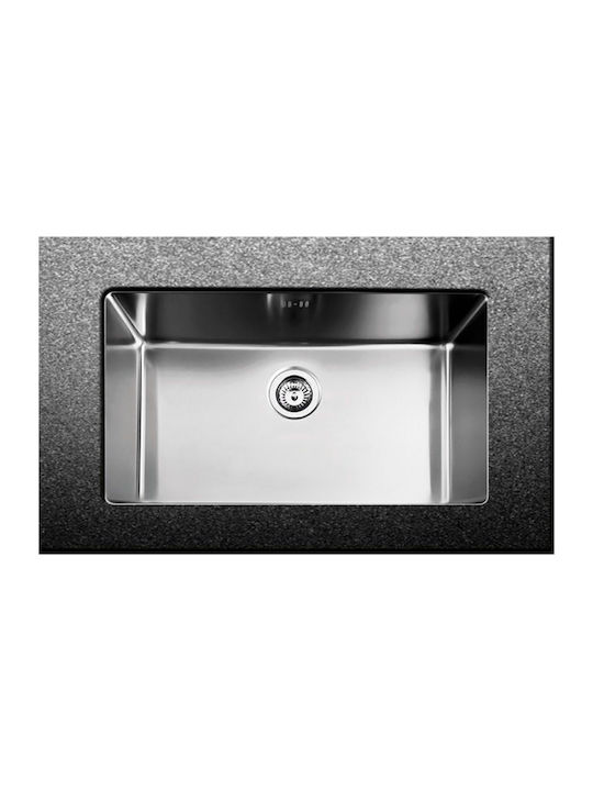 Apell Υποκαθήμενος Νεροχύτης Inox Σατινέ Μ75xΠ44cm Ασημί