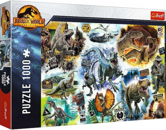 Jurassic World Following the Dinosaurs Puzzle 2D 1000 Piese 10727