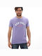 Van Hipster Herren T-Shirt Kurzarm Purple