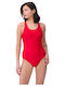 4F One-Piece Swimsuit Red