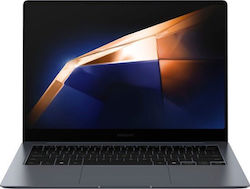 Samsung Galaxy Book4 Pro 14" OLED Ecran tactil 120Hz (Ultra 5-125H/16GB/512GB SSD/W11 Pro) Moonstone Gray (Tastatură US)