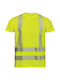 Kprime T-Shirt Εργασίας Κίτρινο με Ανακλαστικές Ταινίες