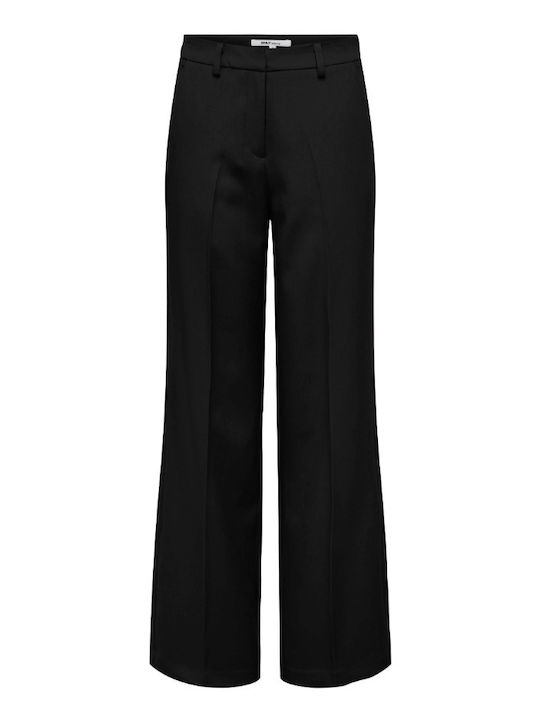 Only Femei Tesatura Pantaloni Negru