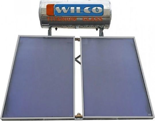 Wilco Ηλιακός Θερμοσίφωνας 200lt Glass Τριπλής Ενέργειας 4τ.μ. Επιλεκτικός