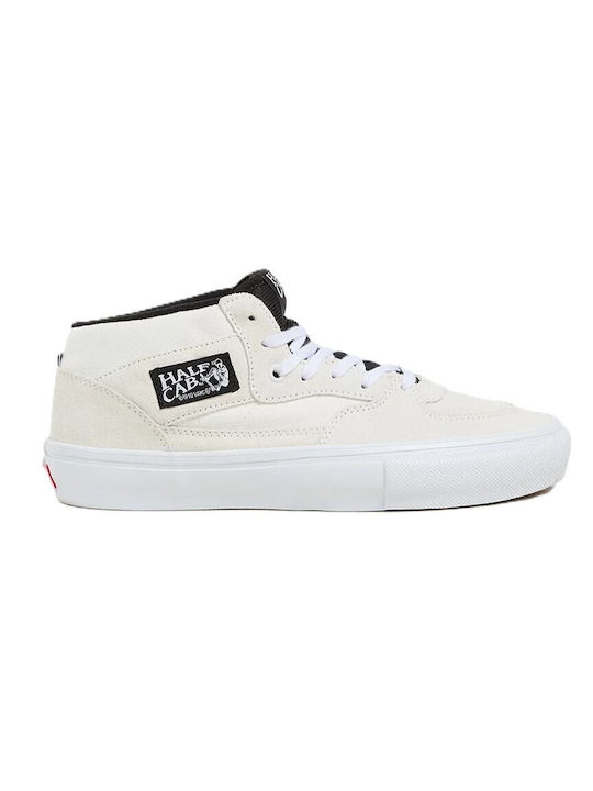 Vans Skate Half Cab Ανδρικά Sneakers Λευκά