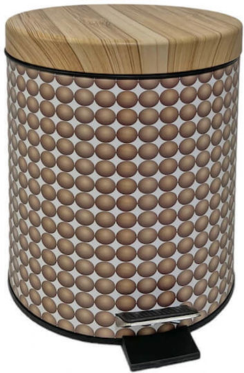 TnS Metallic Bathroom Basket 5lt Black