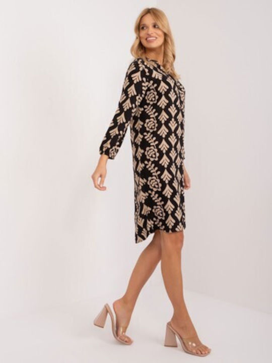 Sublevel Dress Black - Beige