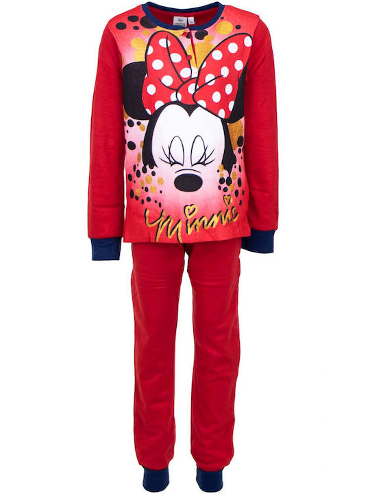 Minnie Mouse Pijama pentru copii De bumbac Roșie