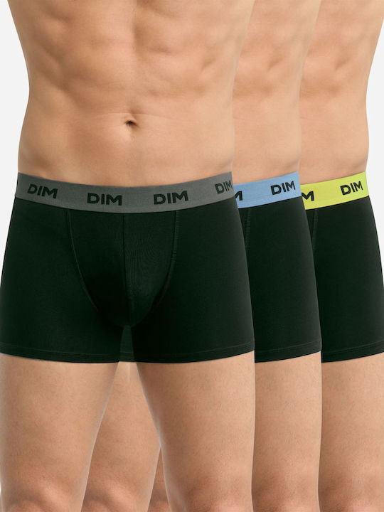 Dim Ανδρικά Μποξεράκια Πολύχρωμα 3Pack