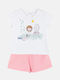 Joyce Kids Pyjamas Summer Cotton White