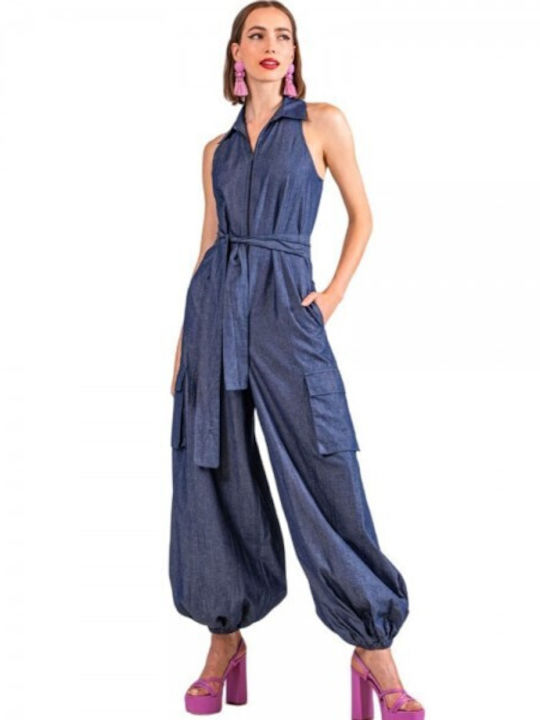 Moutaki Women's One-piece Suit Navy Blue