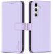 Binfen Wallet Case Δερματίνης Μωβ (Galaxy A35)