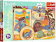 Puzzle Trefl 200 Stitch am Strand Lilo & Stitch