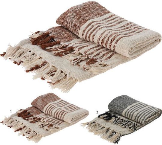 Koopman Armchair Throw P170xW130cm Stripes