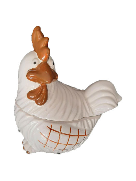 ForHome Ceramic Cookie Jar Multicolour 17x13x18cm