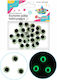 Movable Phosphorescent Eyes Glow In Dark 12 Mm 30 Pcs Titanum