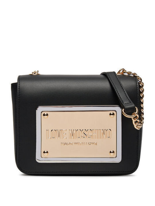 Moschino Damen Tasche Crossbody Schwarz